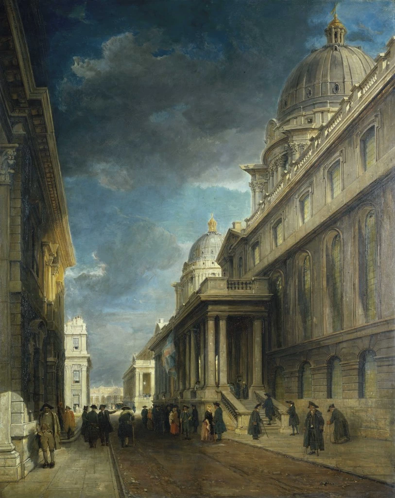 Ospedale di Greenwich dal lato ovest - Royal Museums Greenwich